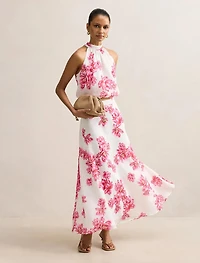 Maisie Petite Circle Midi Skirt