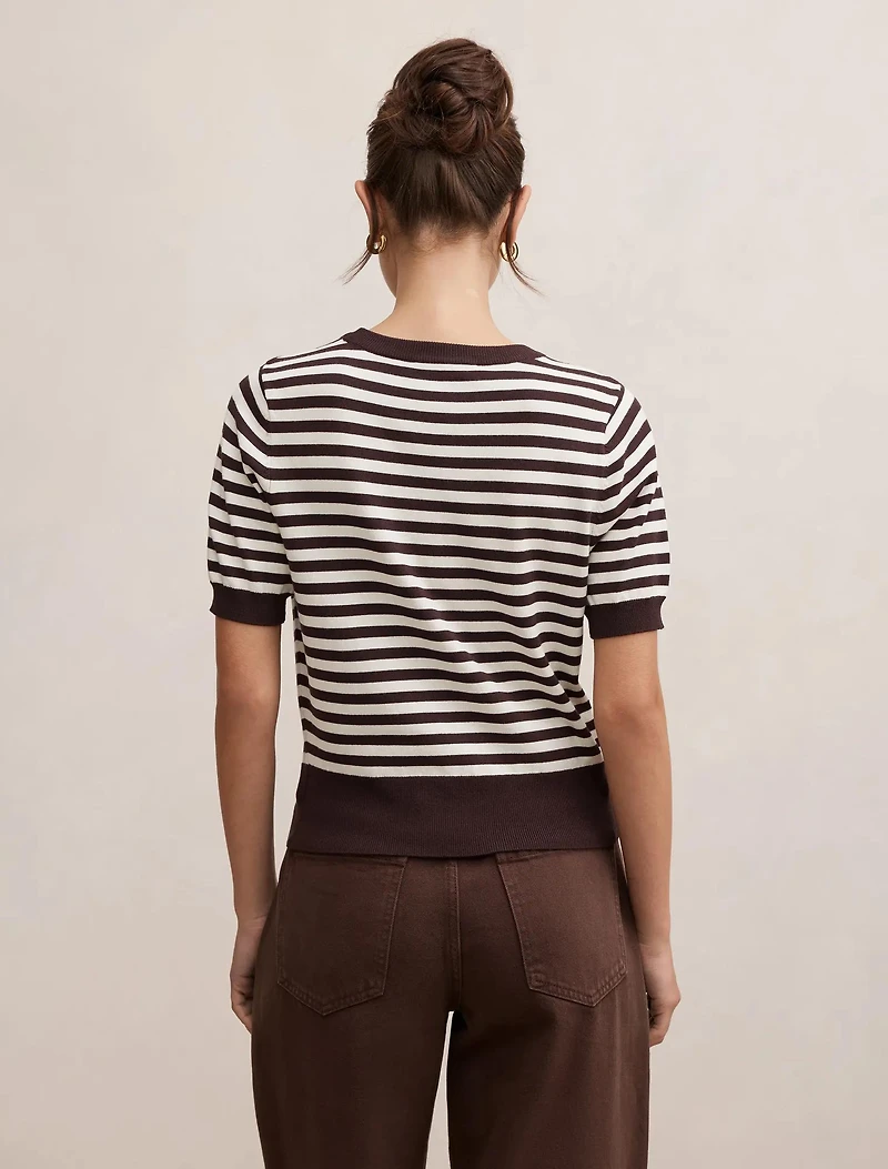 Maisie Stripe Short Sleeve Tee