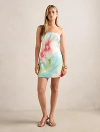 Ria Strapless Sequin Mini Dress