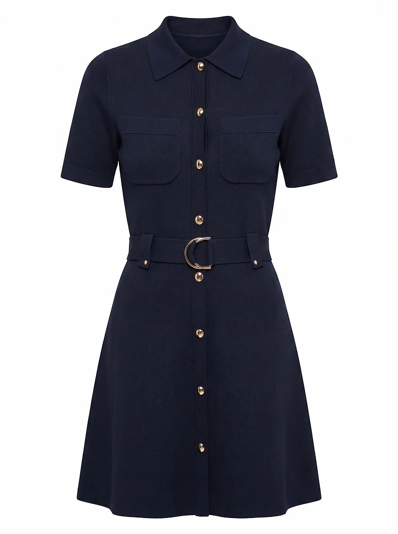 Amy Fit and Flare Knit Mini