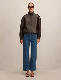 Nicki Mid Rise Straight Jean