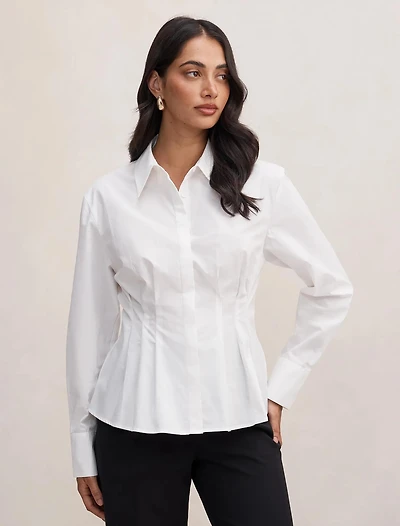 Blake Pleat Detail Shirt