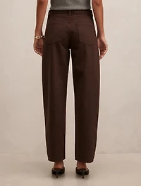 Emma Mid Rise Barrel Jeans