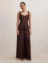 Matilda Petite Linen Blend Pant