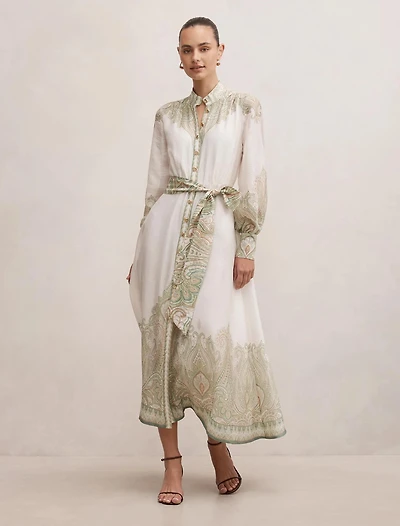 Lucena Button Front Midi