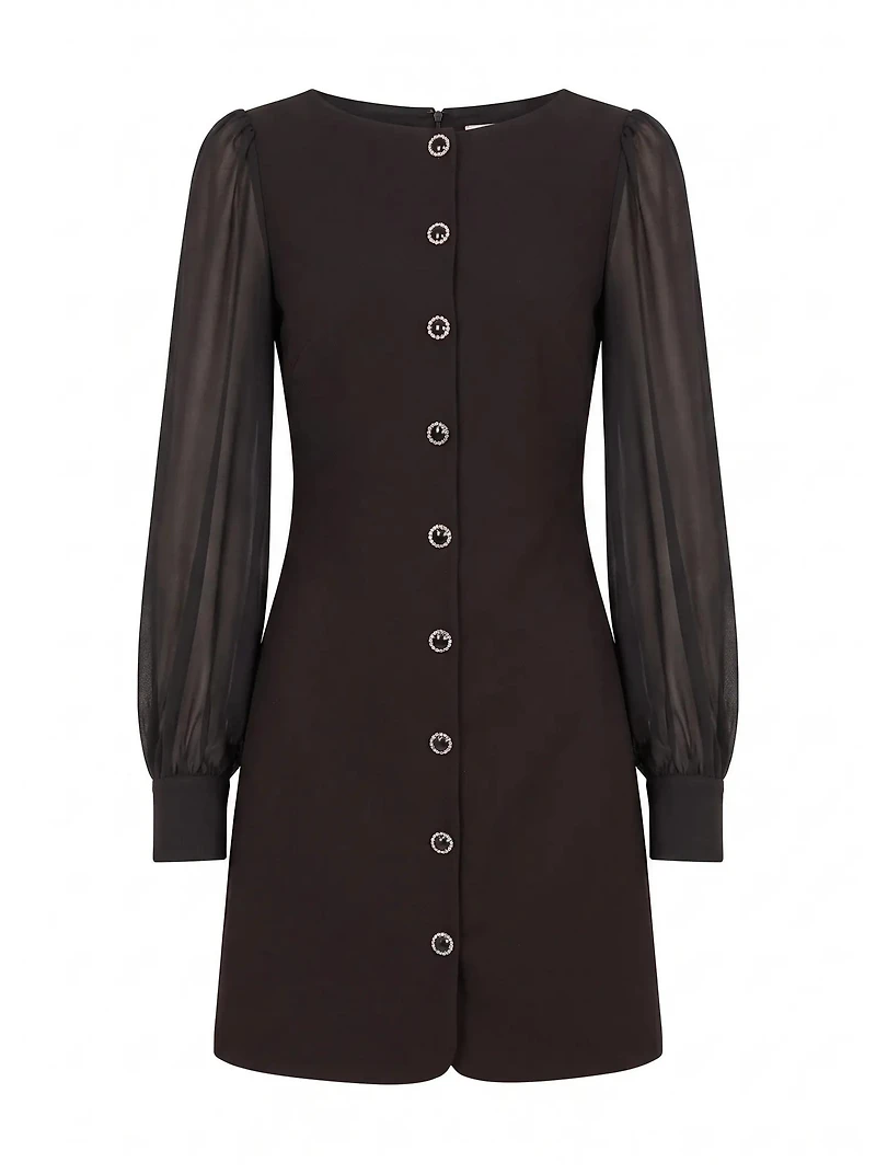 Twiggy Long Sleeve Button Mini