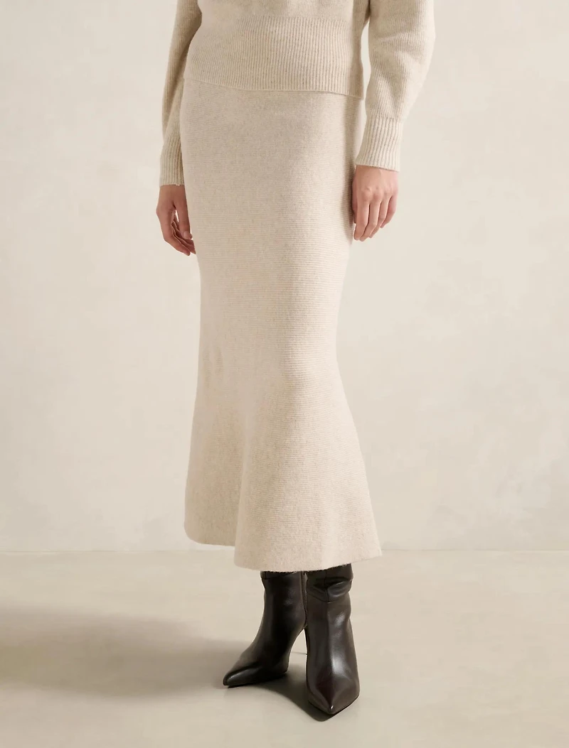 Cora Knitted Midi Skirt