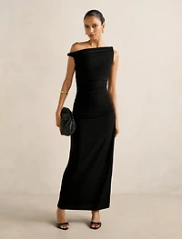 Vivian Petite Asym Twist Maxi Dress