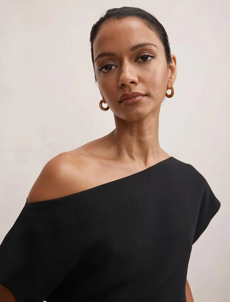 Danielle Petite Asymmetrical Mini Dress