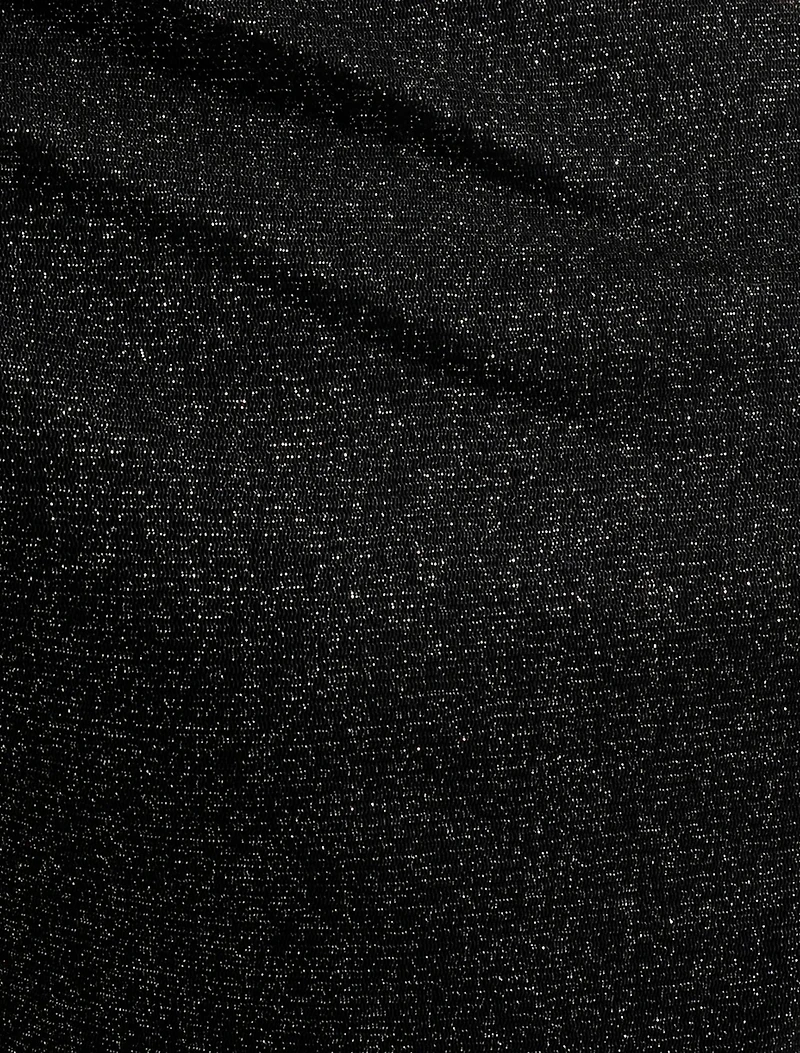 Rylee Tipped Shoulder Glitter Top