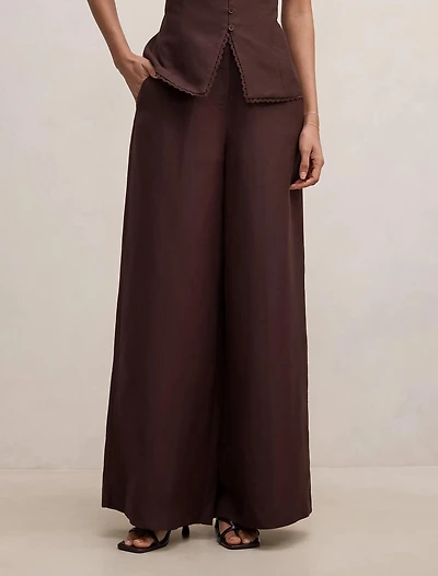 Matilda Petite Linen Blend Pant