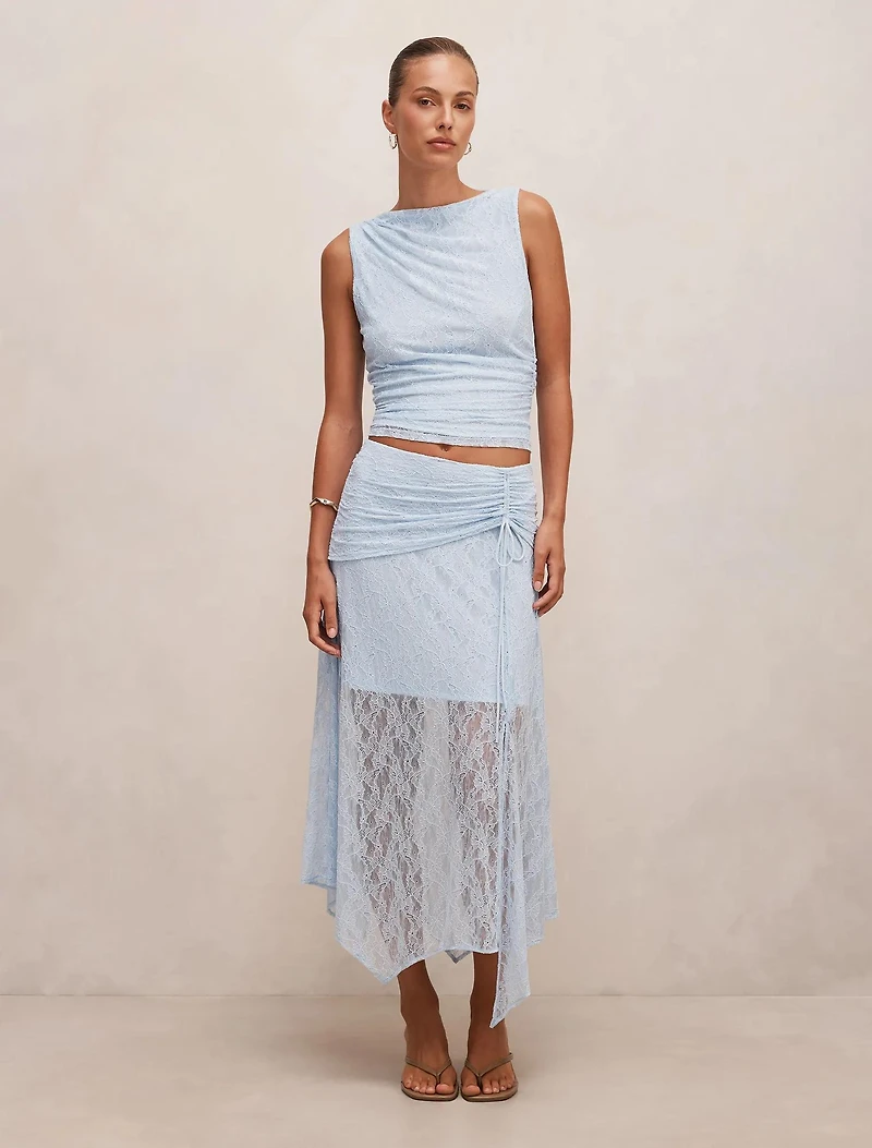 Khai Lace Asymm Skirt