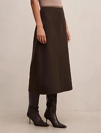 Amara Felled Midi Skirt