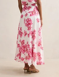 Maisie Petite Circle Midi Skirt