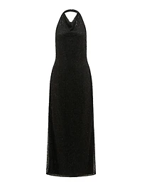 Miranda Sequin Halter Maxi Dress