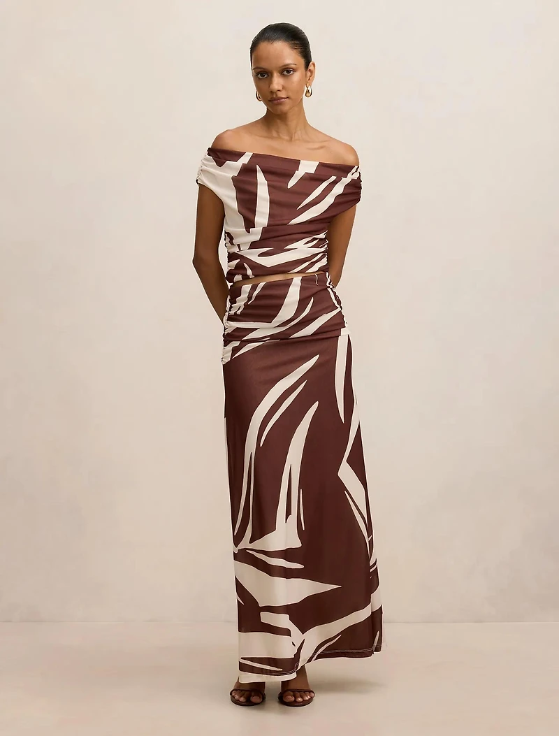 Mimi Petite Flute Maxi Skirt