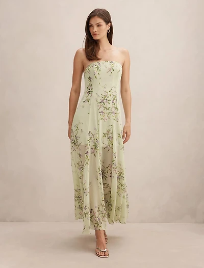 Kimora Strapless Midi Dress