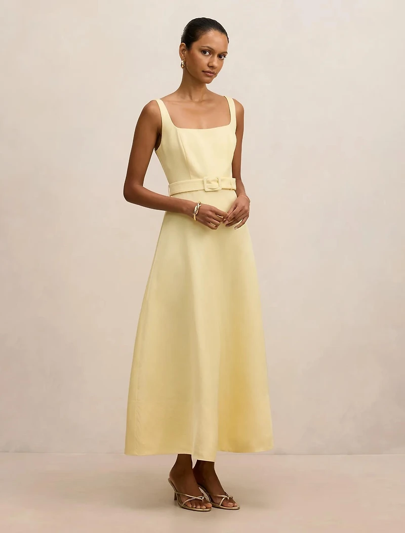 Hayden Petite Square Neck Midi