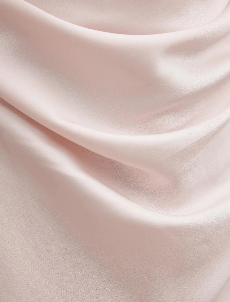 Isra Petite Drape Strapless Maxi