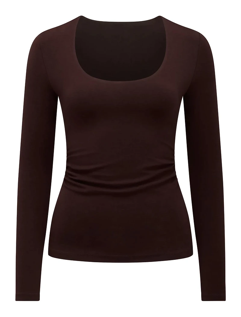 Jacqui Scoop Long Sleeve