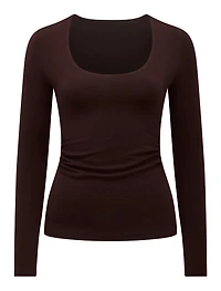 Jacqui Scoop Long Sleeve