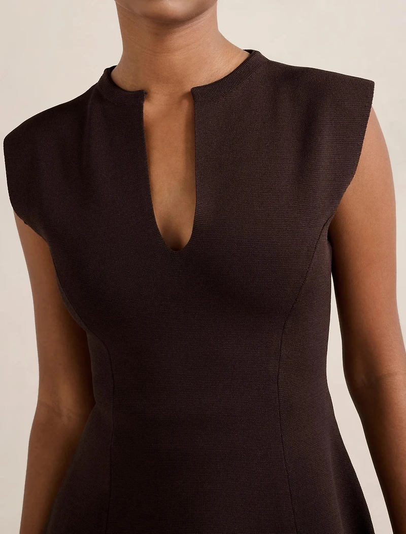 Katerina Petite Crepe Knit Mini Dress