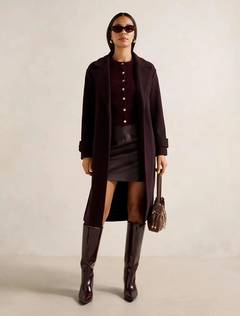 Heidi Double Breasted Wrap Coat