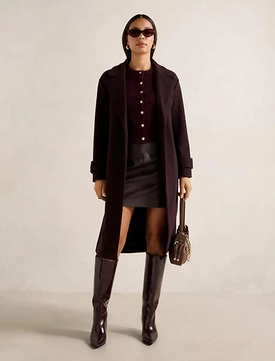 Heidi Double Breasted Wrap Coat