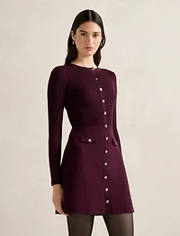 Issie L/S Knit Mini Dress