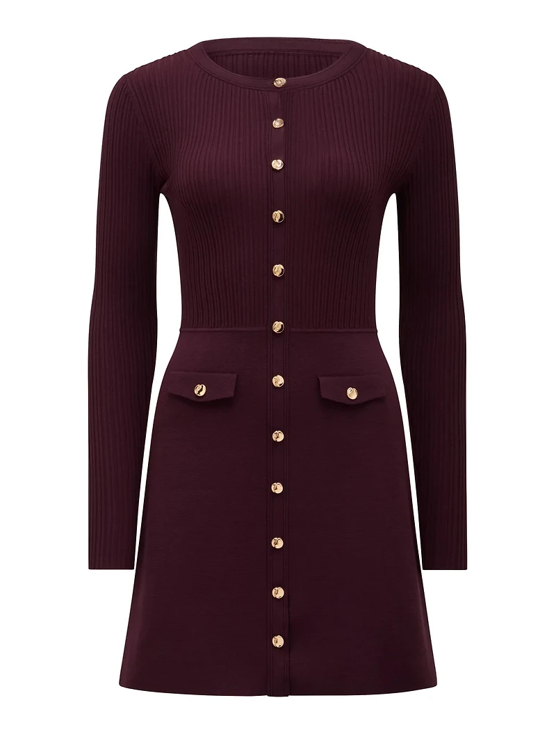 Issie L/S Knit Mini Dress