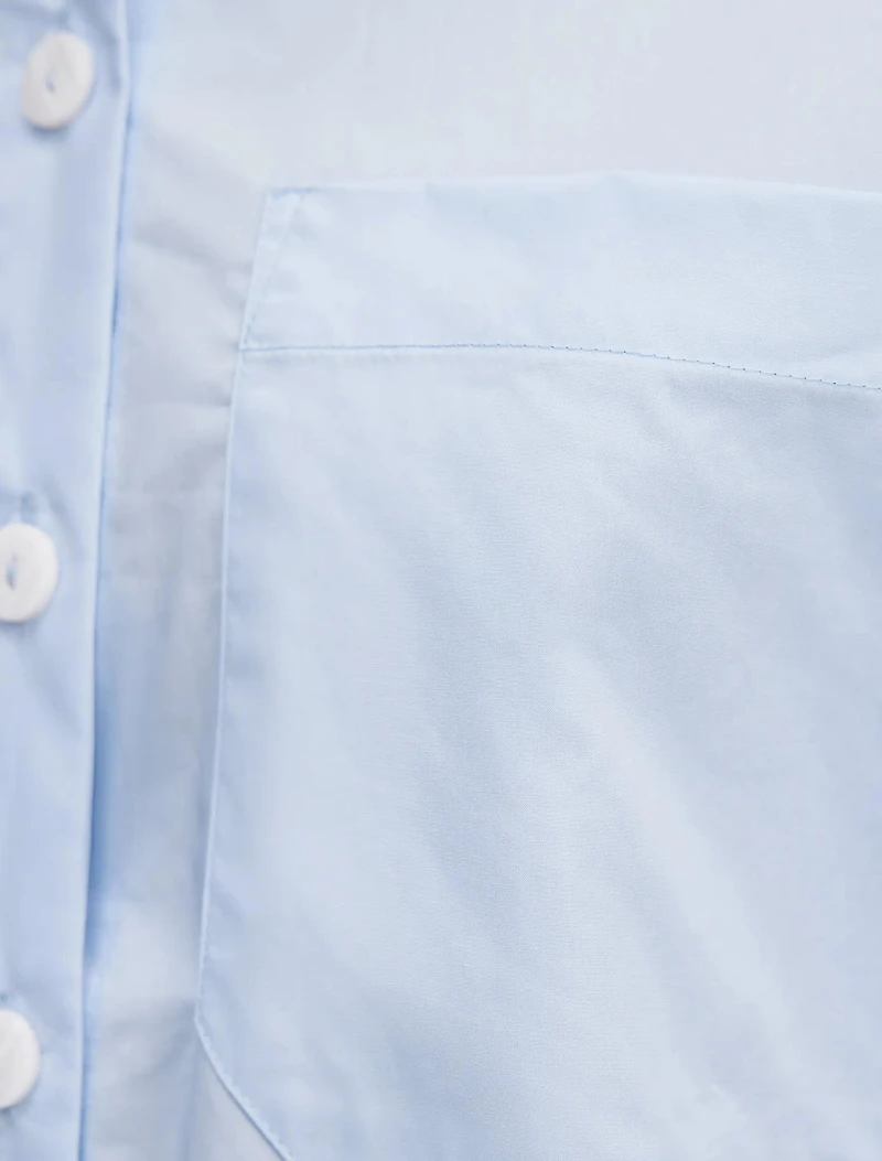 Dom Cotton Cropped Shirt