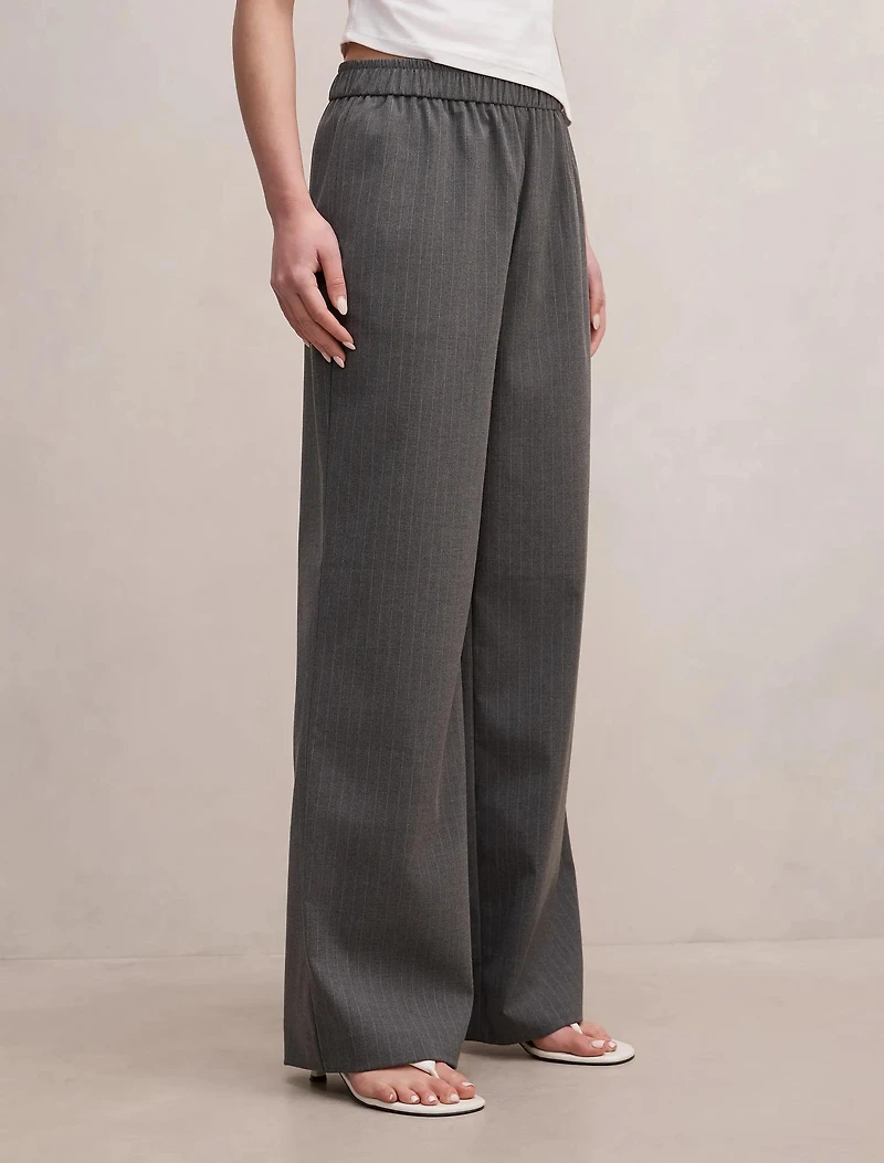 Ella Elastic Wide Leg Pants