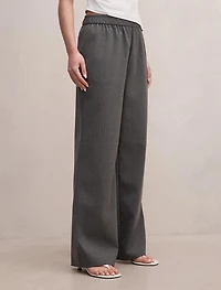 Ella Elastic Wide Leg Pants