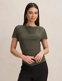 Stormi Spliced Shoulder Top
