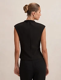 Monroe Crepe V-Neck Tank