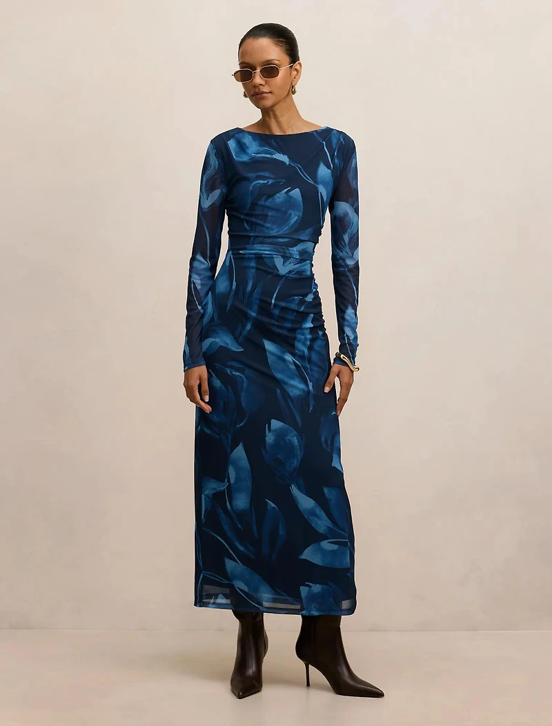 Alannah Petite Printed Midi