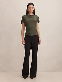 Stormi Spliced Shoulder Top
