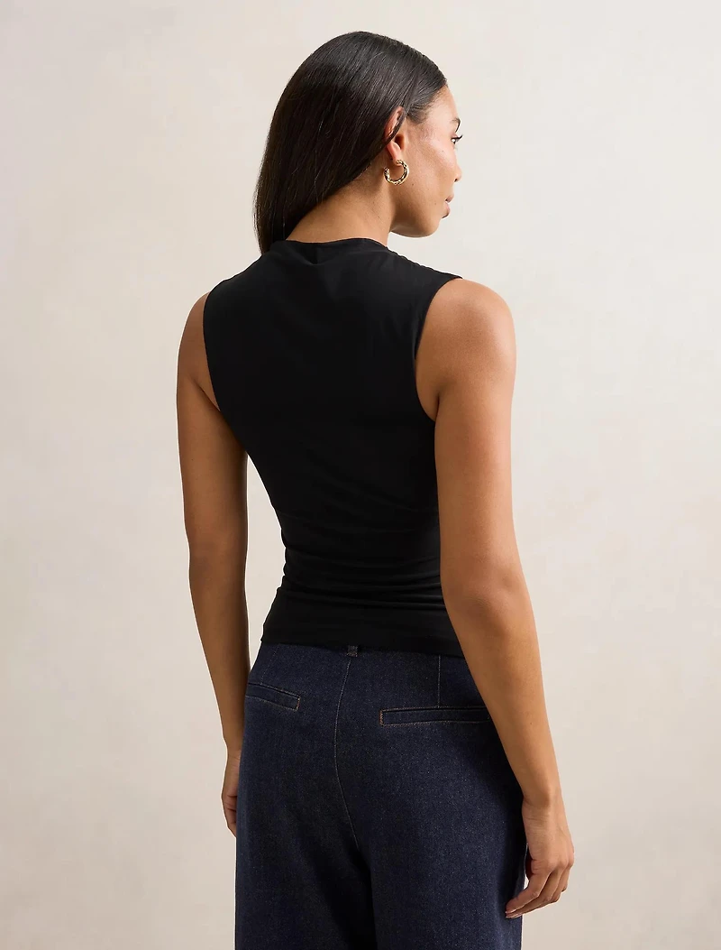 Danni Draped Sleeveless Top