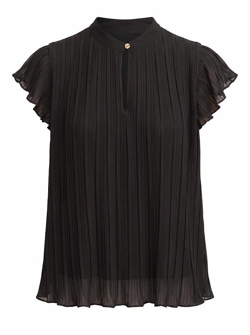 Autumn Flutter Sleeve Blouse