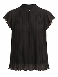 Autumn Flutter Sleeve Blouse