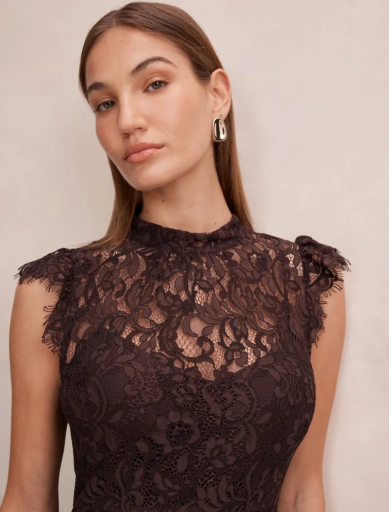 Arielle Lace Midi Dress