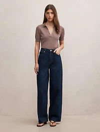 Gia Knit Polo Top