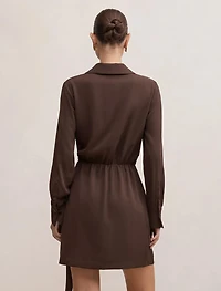 Isobel Tie Shirt Mini Dress