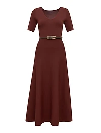 Celia Short Sleeve Midi Dress