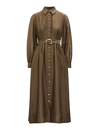 Evelyn Seam Detail Midi Dress