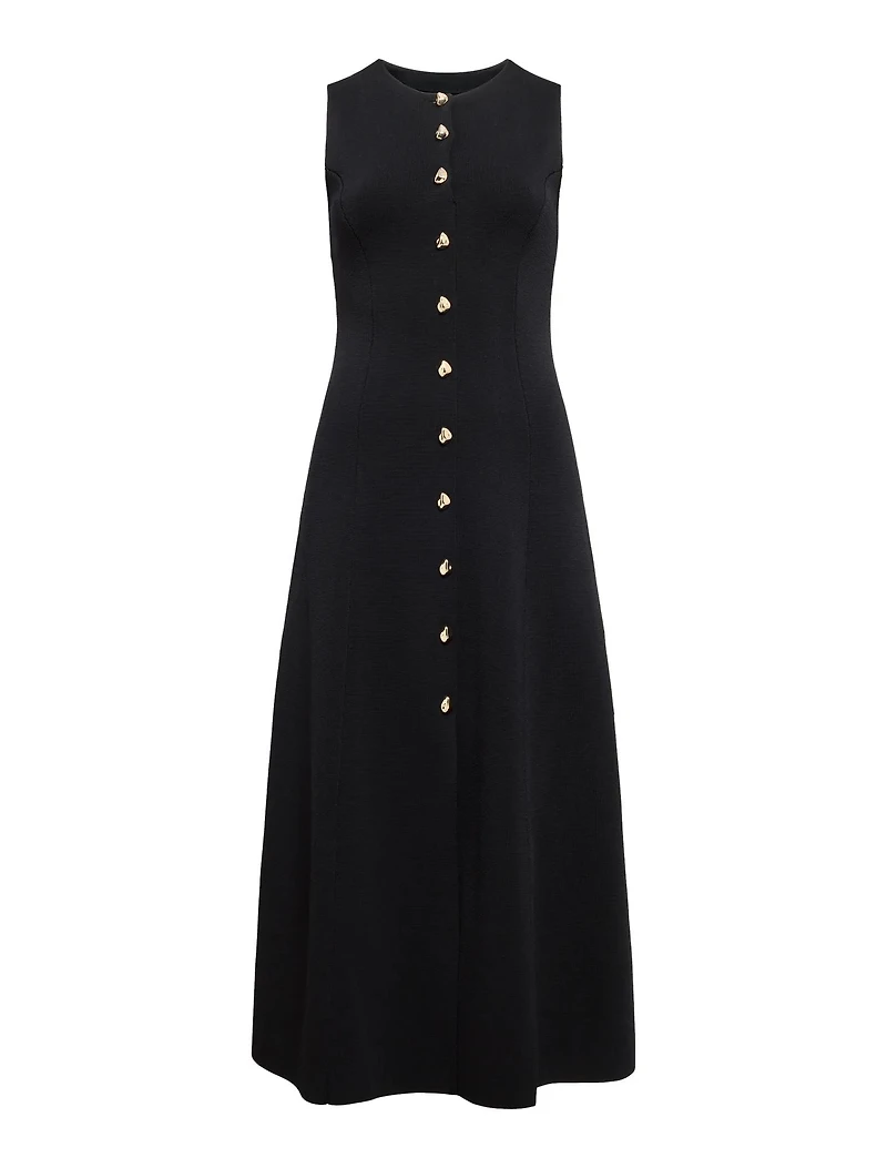 Lucienne Fit and Flare Knit Midi Dress