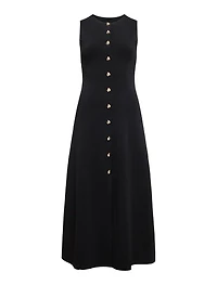 Lucienne Fit and Flare Knit Midi Dress