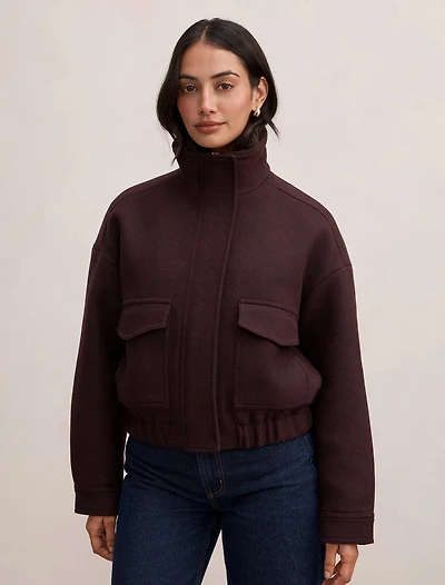 Quinn Funnel Neck Jacket