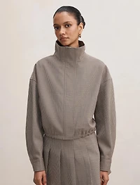 Hazel Petite Funnel Neck Jacket