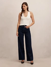 Yasmin Slim Wide Leg Jean